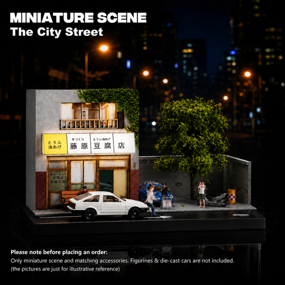 Fujiwara Tofu Shop Diorama: Bringing Japanese Street Racing Memories Into a 1:64 Miniature World