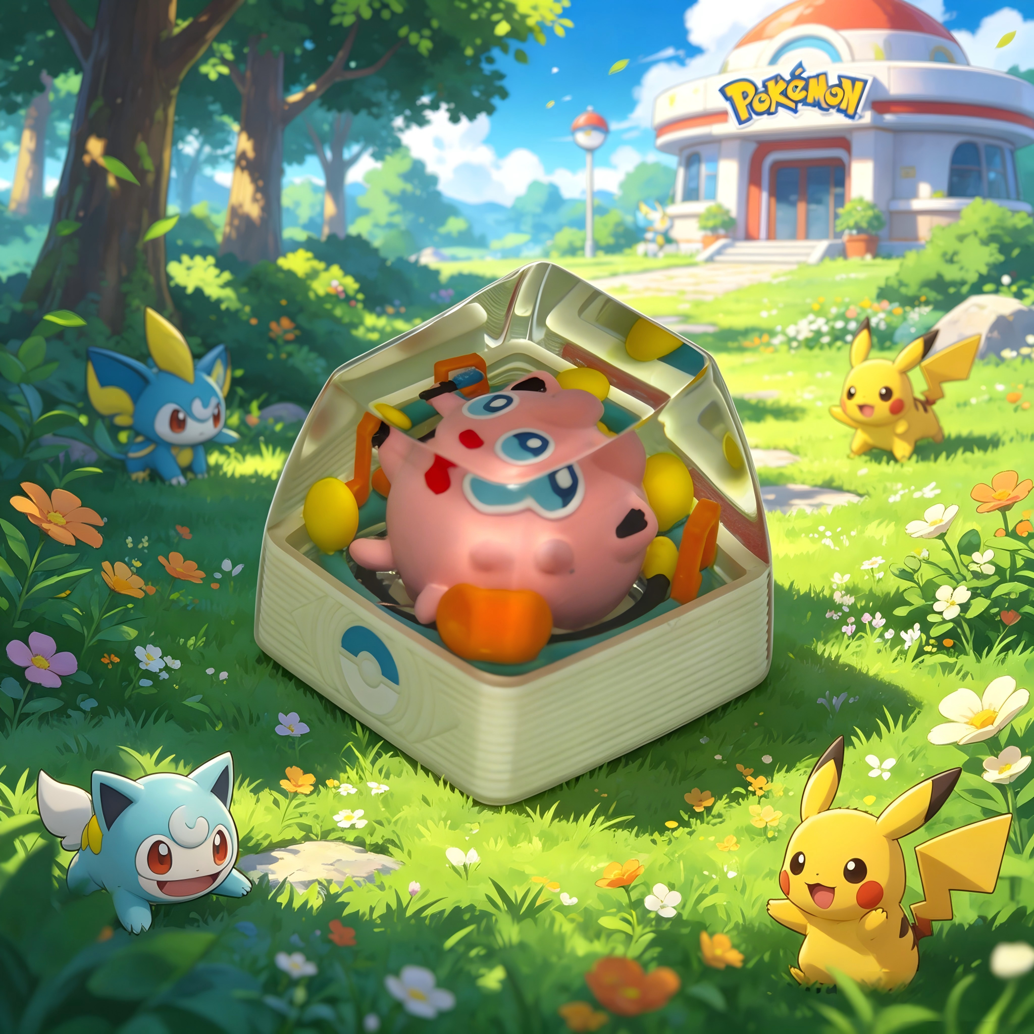 Pokemon artisan keycap handmade resin
