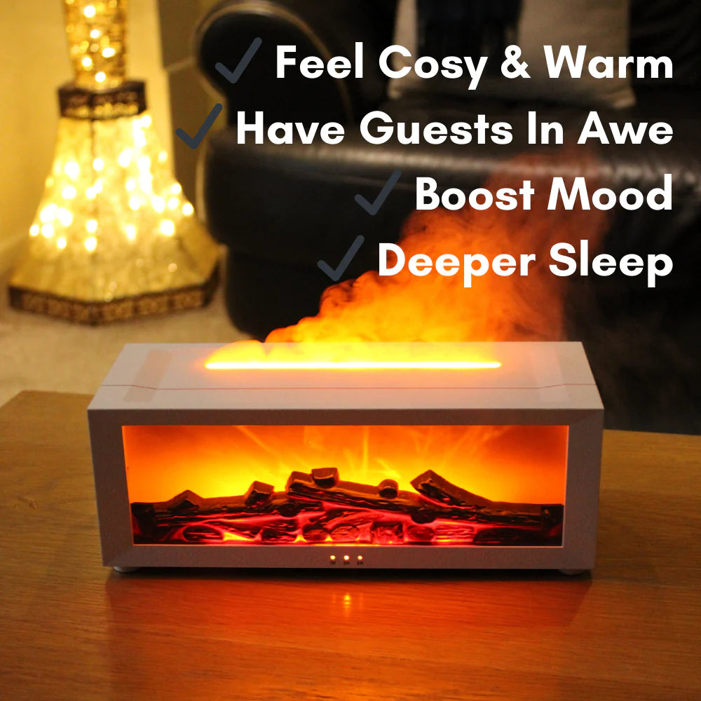 CozyFlame™ Fireplace Humidifier & Aroma Diffuser