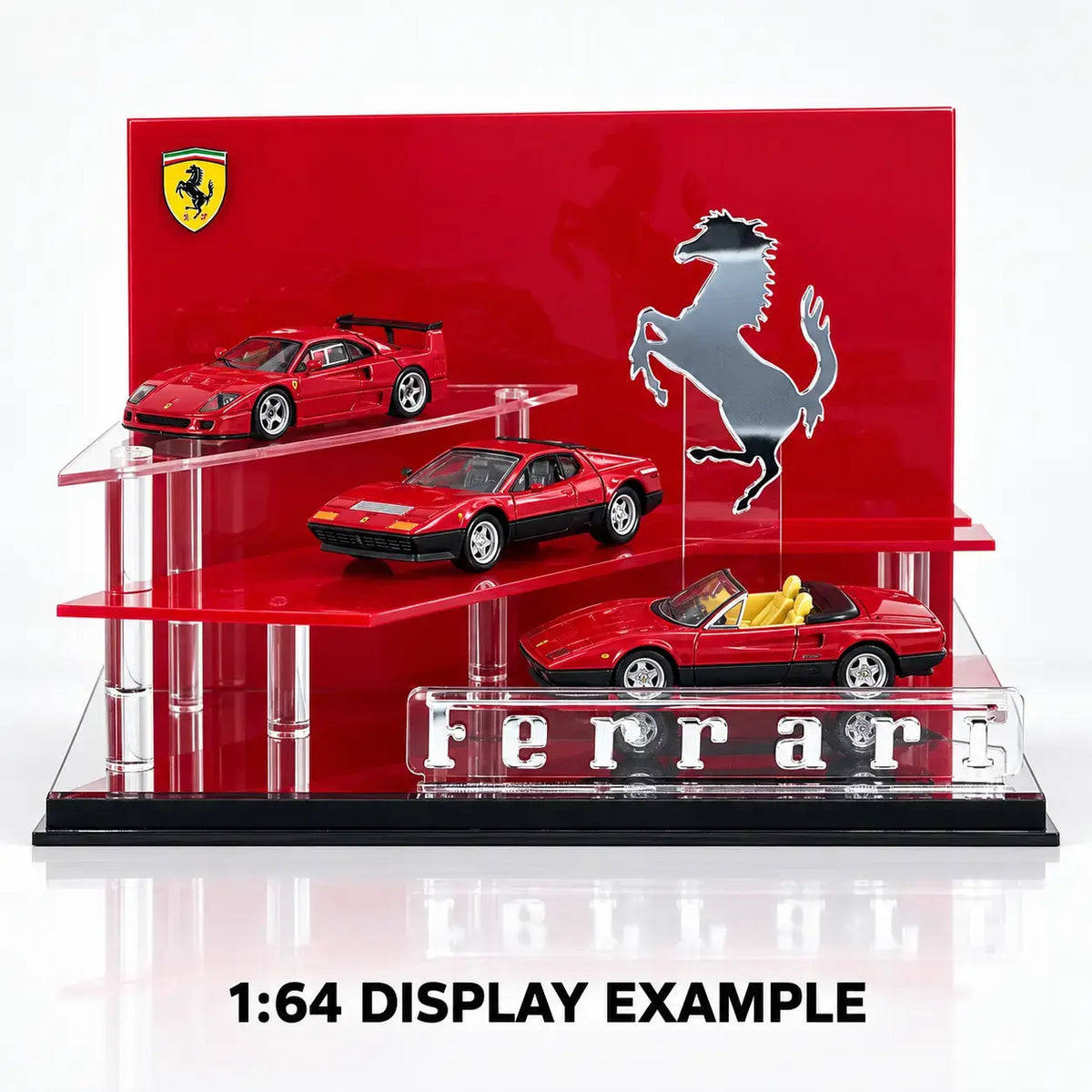 Ferrari-Inspired Tiered Showroom Display