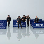 1;64 NYPD Police Officer Figurine Set