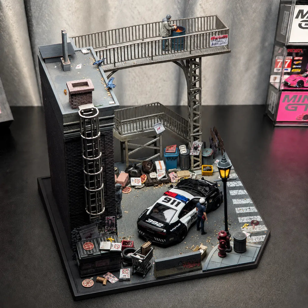 Handmade Dark Alley Diorama