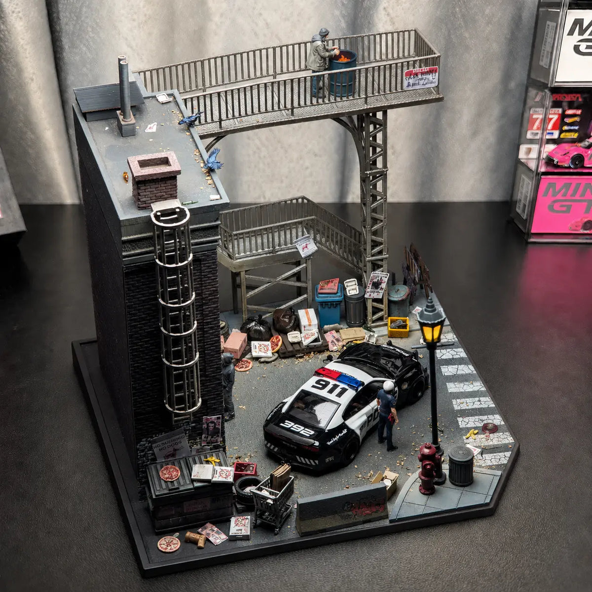 Handmade Dark Alley Diorama