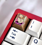 ASUKA LANGLEY SORYU 3D Titanium Keycap | Collectible Artisan Keycap