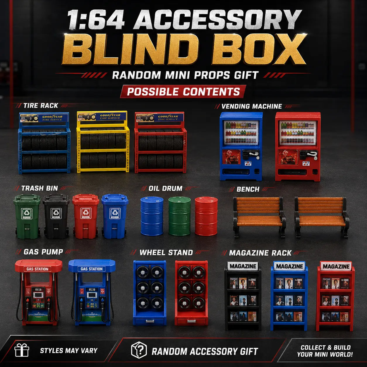 1:64 Accessory Blind Box