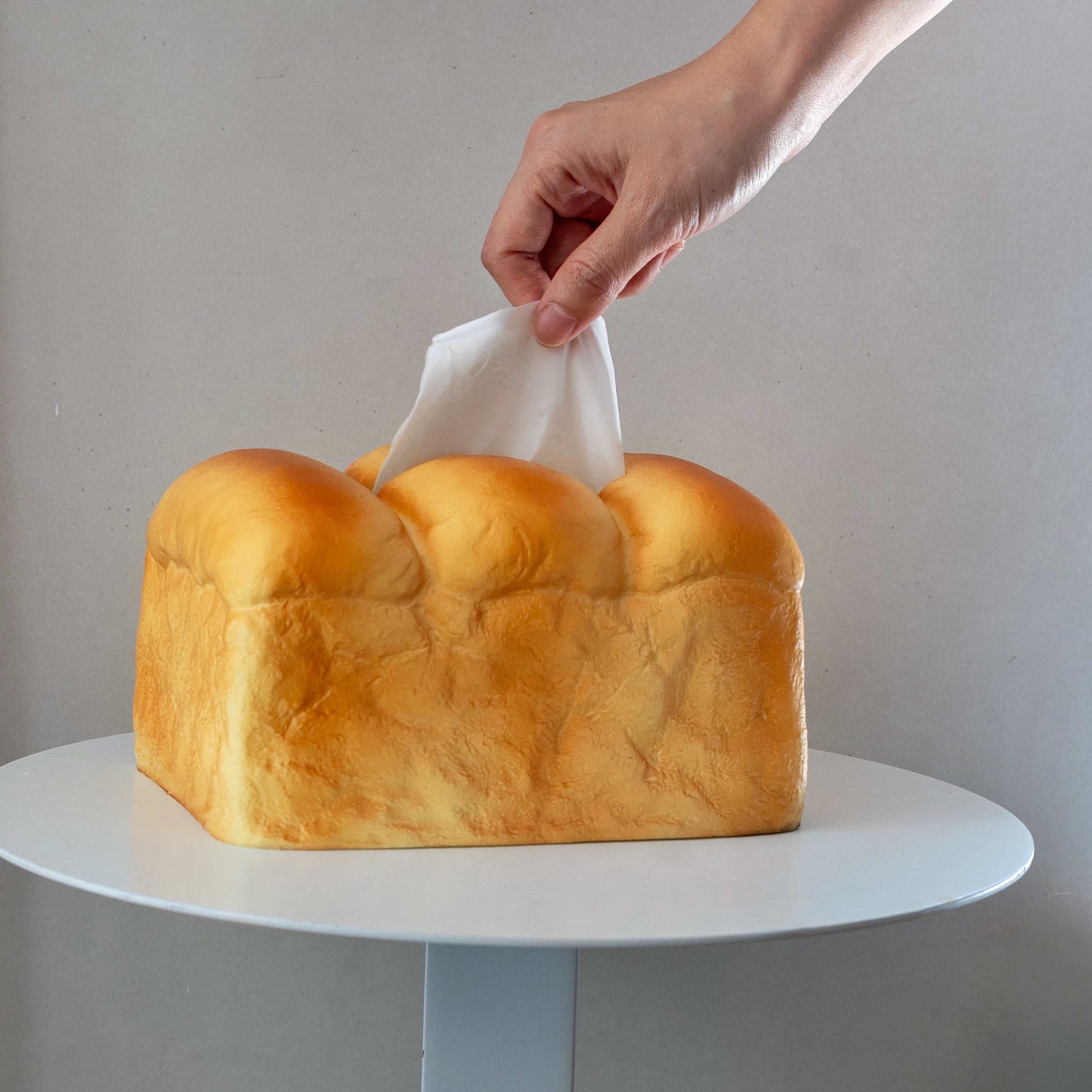 “Freshly Baked” Toast Tissue Box – Kawaii Bread Loaf Dispenser