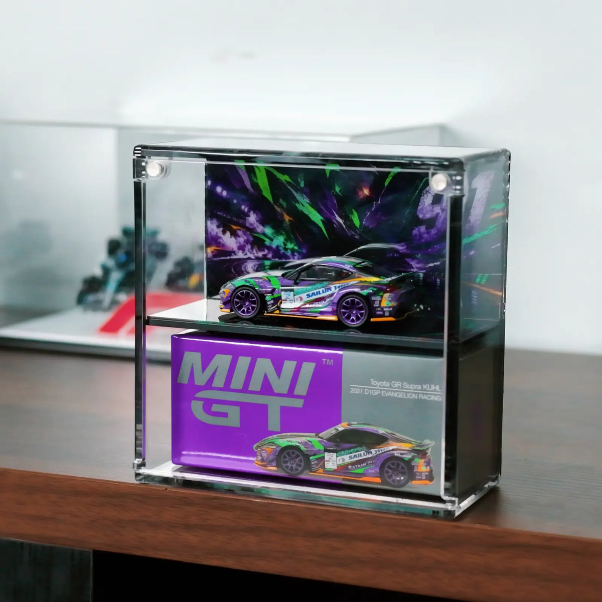 #91 Toyota GR Supra KUHL Acrylic Display Case
