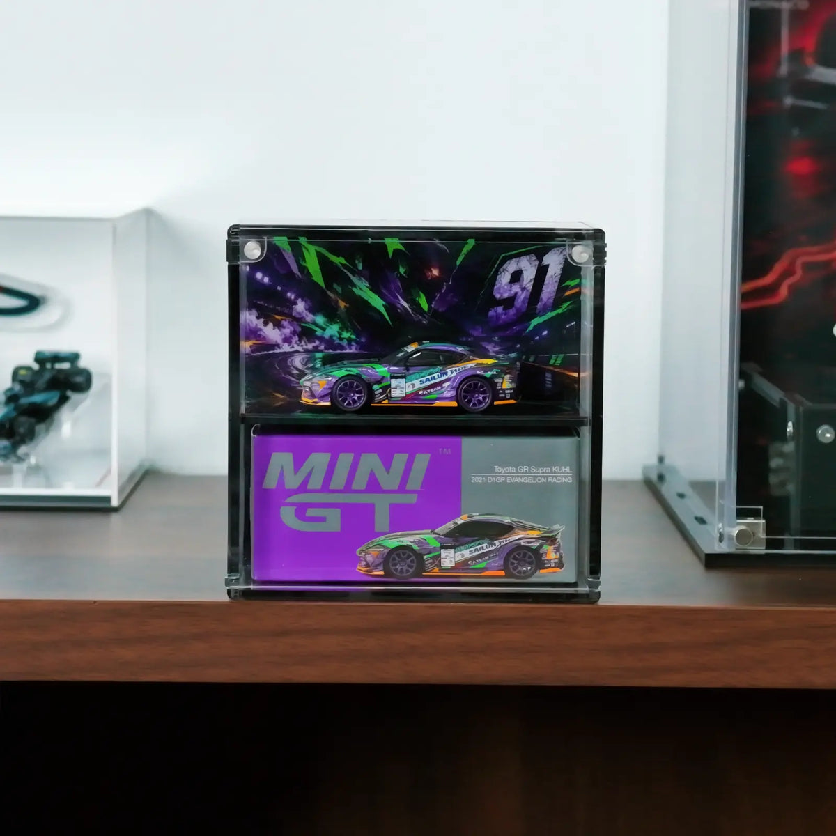 #91 Toyota GR Supra KUHL Acrylic Display Case