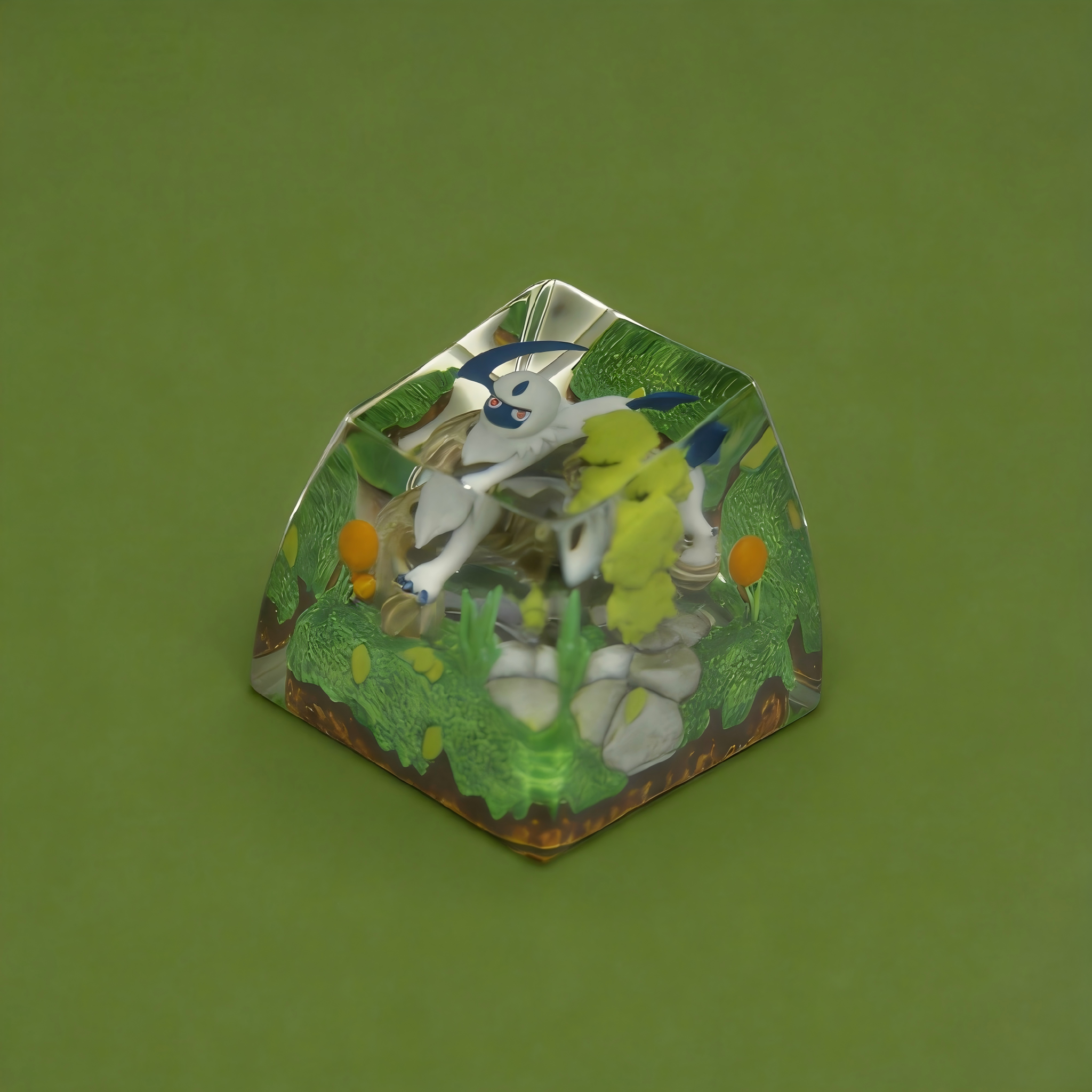 ABSOL Pokemon Artisan Keycap – Handmade Resin Collectible
