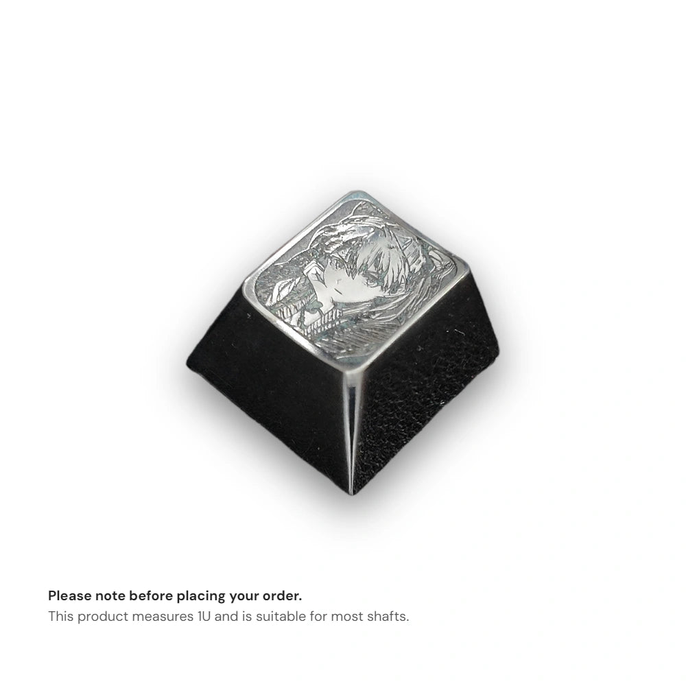 ASUKA LANGLEY SORYU Titanium Keycap | Collectible Artisan Keycap