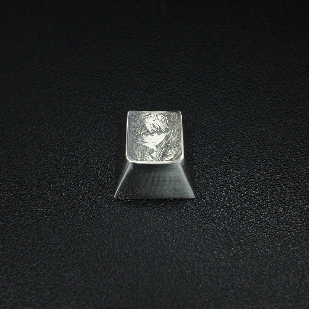 ASUKA LANGLEY SORYU Titanium Keycap | Collectible Artisan Keycap