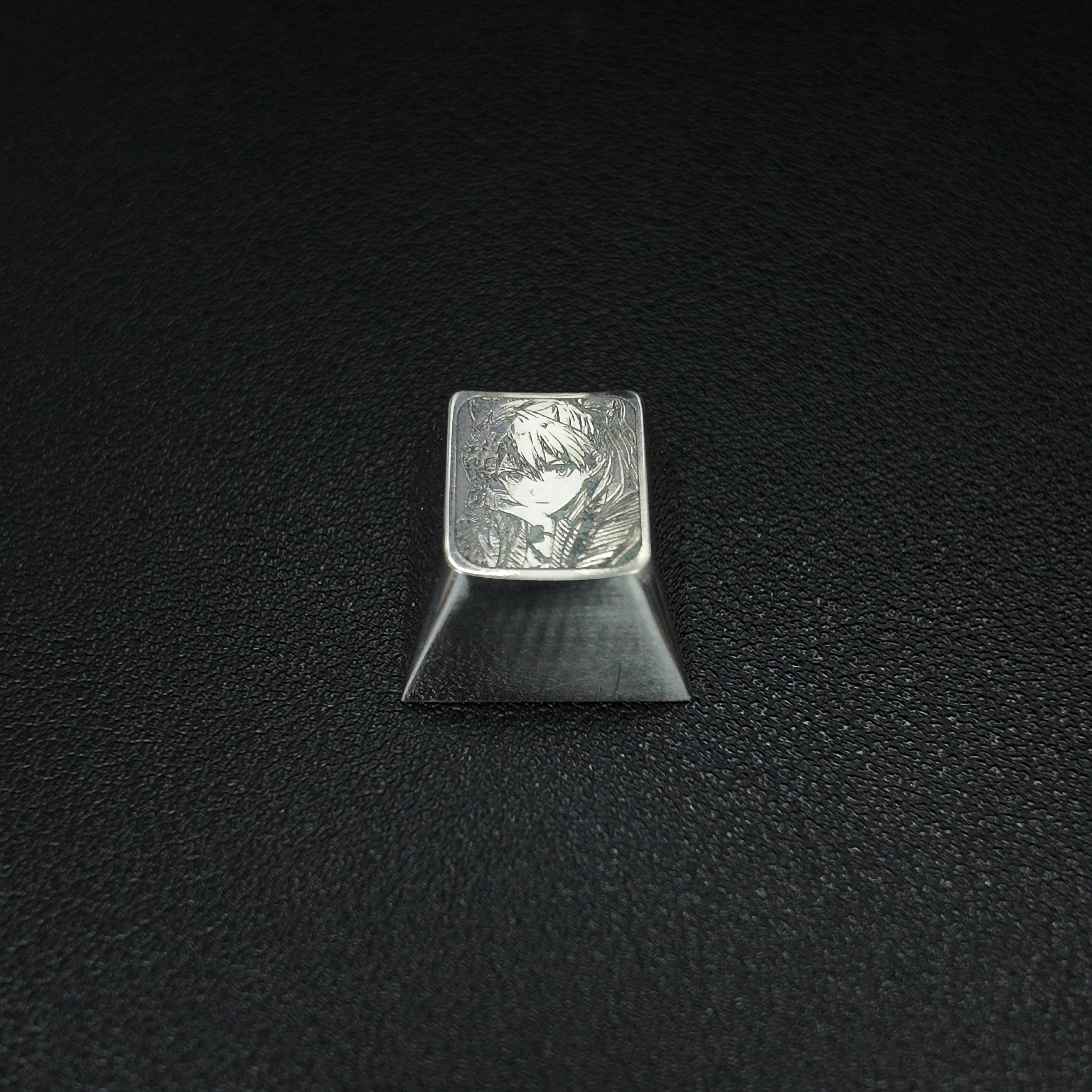 ASUKA LANGLEY SORYU Titanium Keycap | Collectible Artisan Keycap