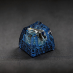 BLACK KYUREM Pokemon Artisan Keycap – Handmade Resin Collectible