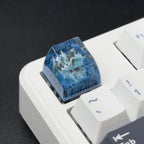 BLACK KYUREM Pokemon Artisan Keycap – Handmade Resin Collectible