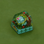 BULBASAUR Pokemon Artisan Keycap – Handmade Resin Collectible