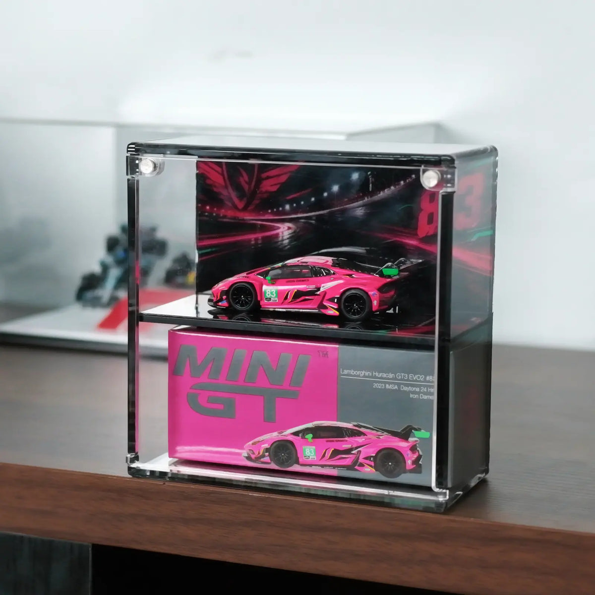 #83 Lamborghini Huracan GT3 EVO2  Iron Dames Acrylic Display Case
