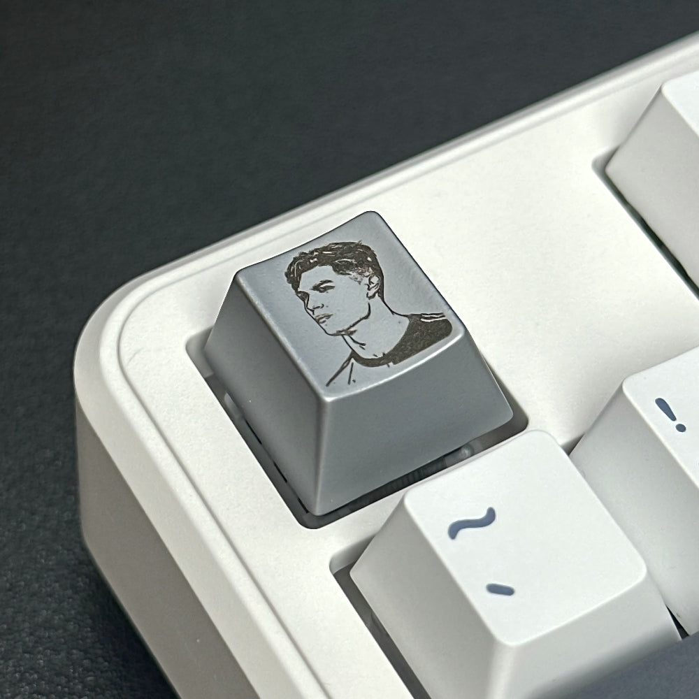 Cristiano Ronaldo Football Artisan Keycap – Metal Collectible