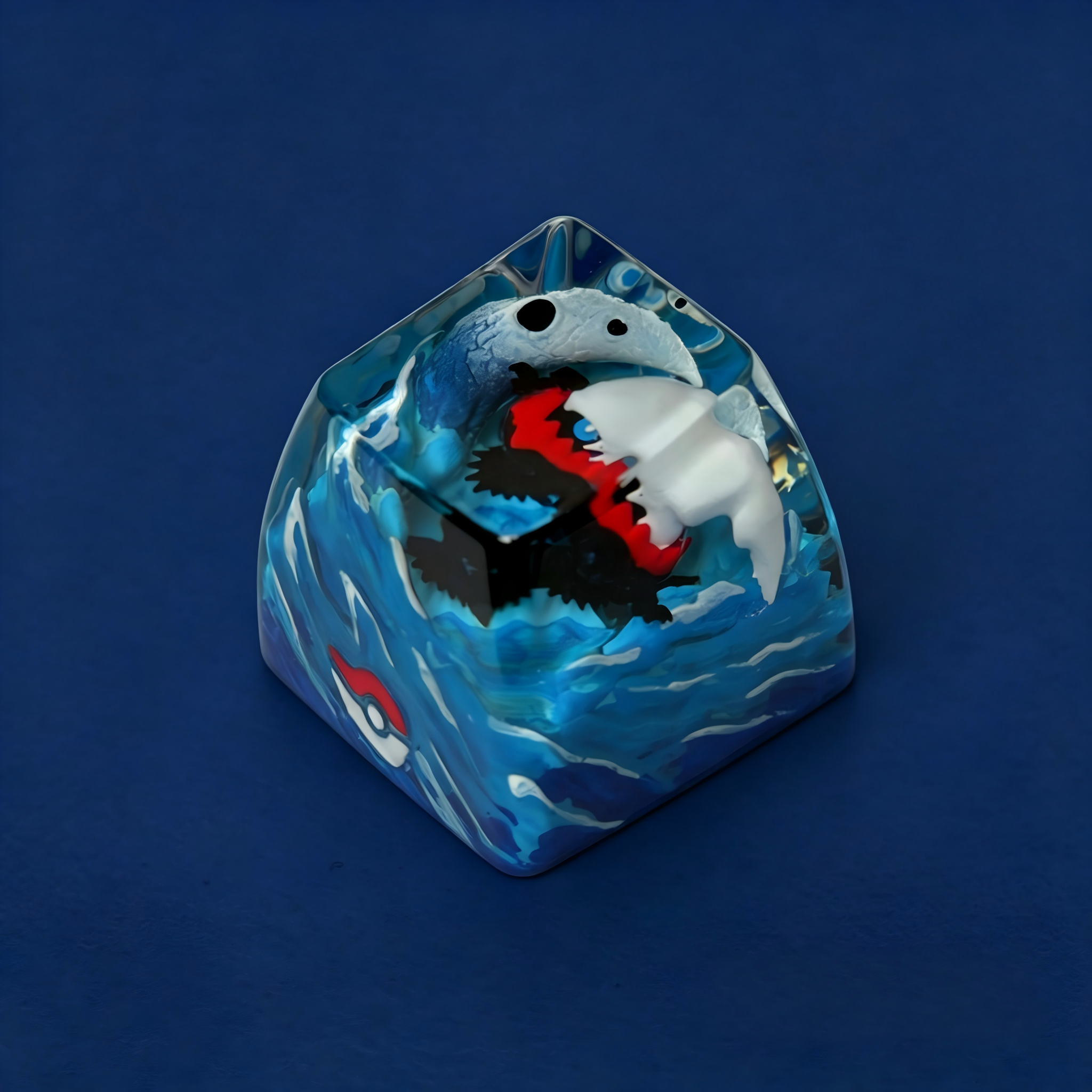 DARKRAI Pokemon Artisan Keycap – Handmade Resin Collectible