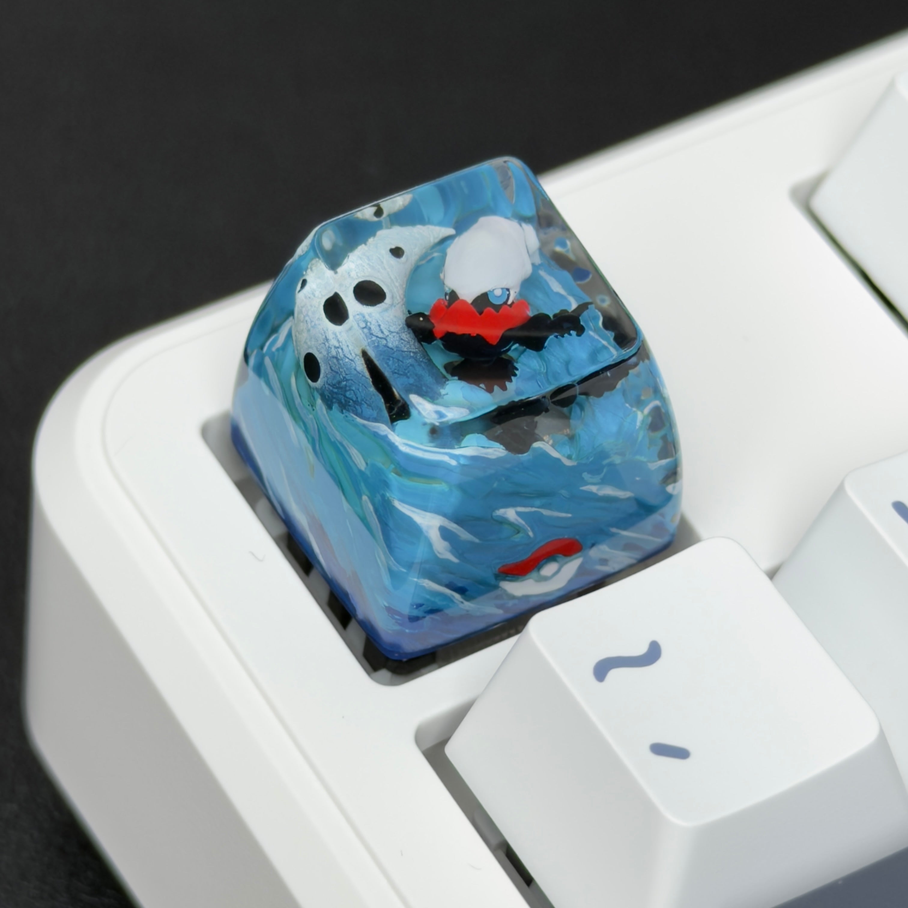 DARKRAI Pokemon Artisan Keycap – Handmade Resin Collectible