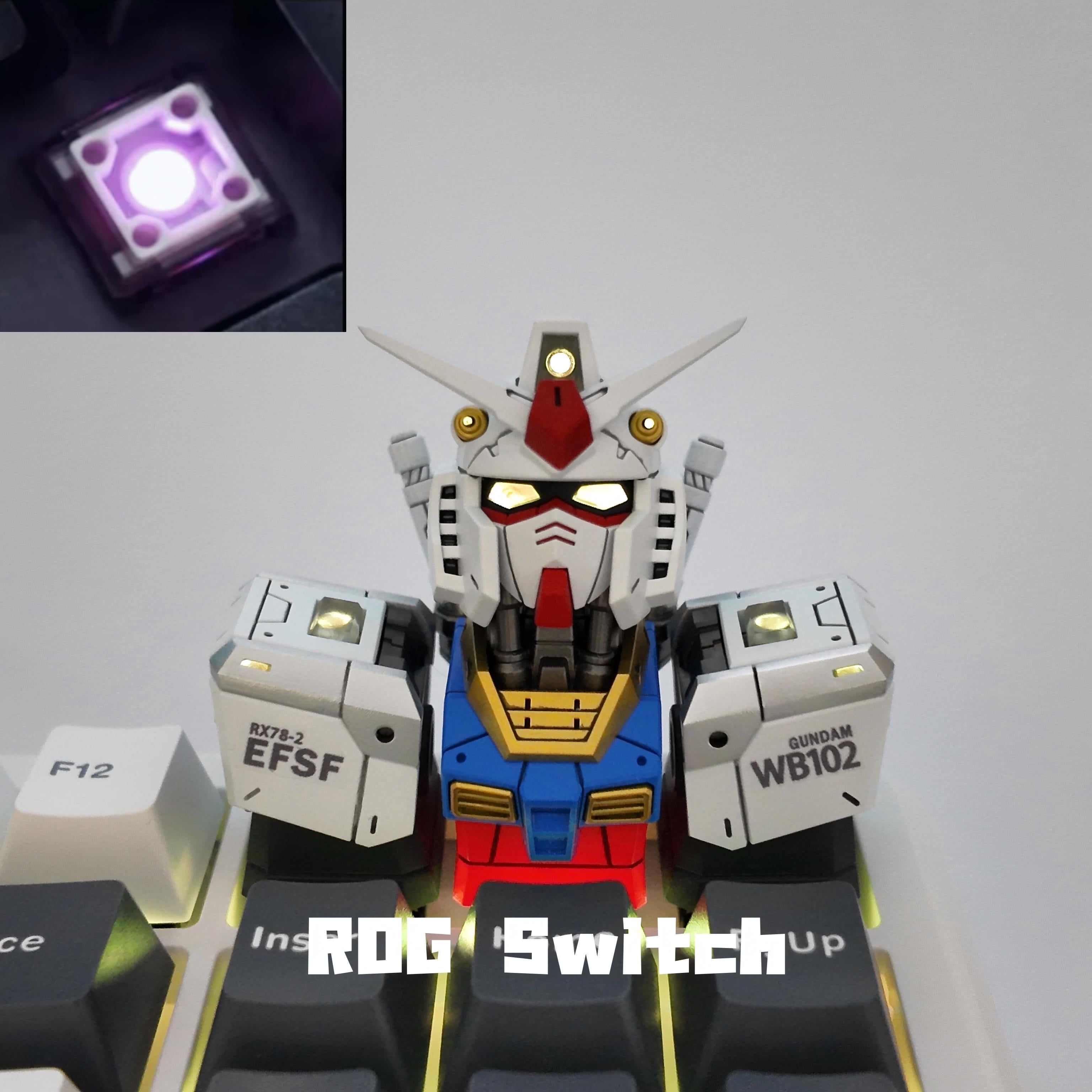 RX-78-2 Gundam Transformable Resin Keycap | Collectible Artisan Keycap