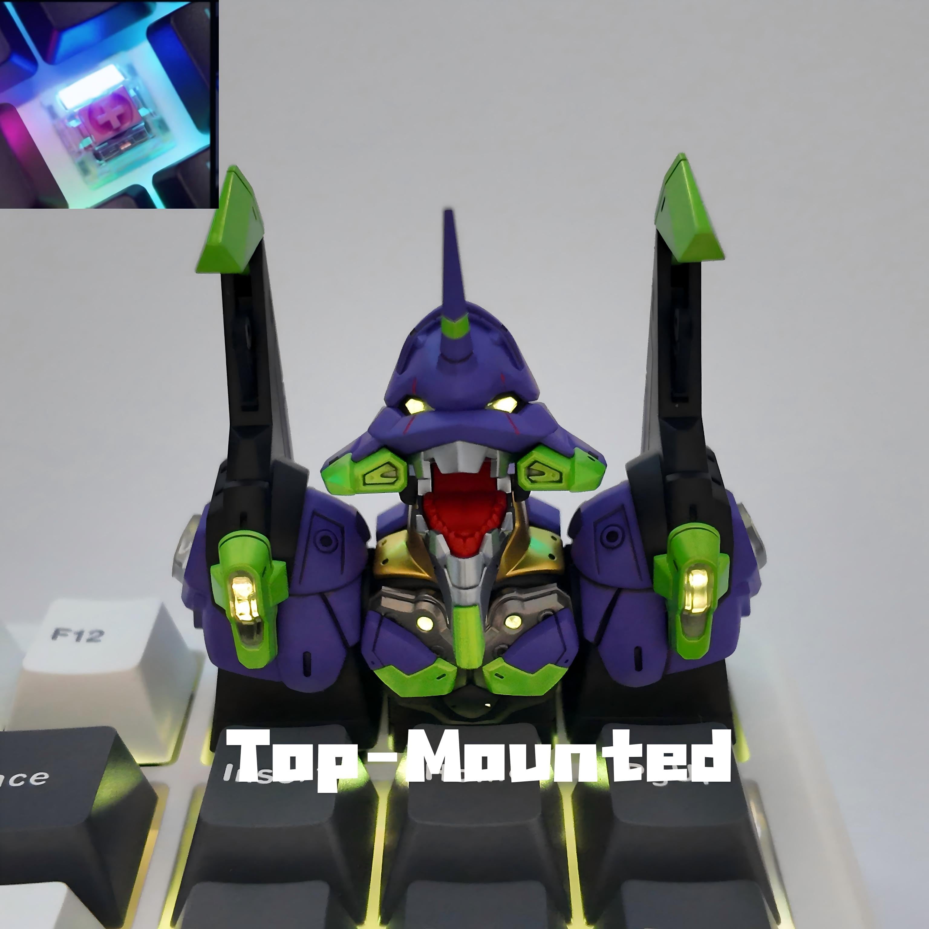 EVA Unit-01 Resin Keycap | Collectible Artisan Keycap