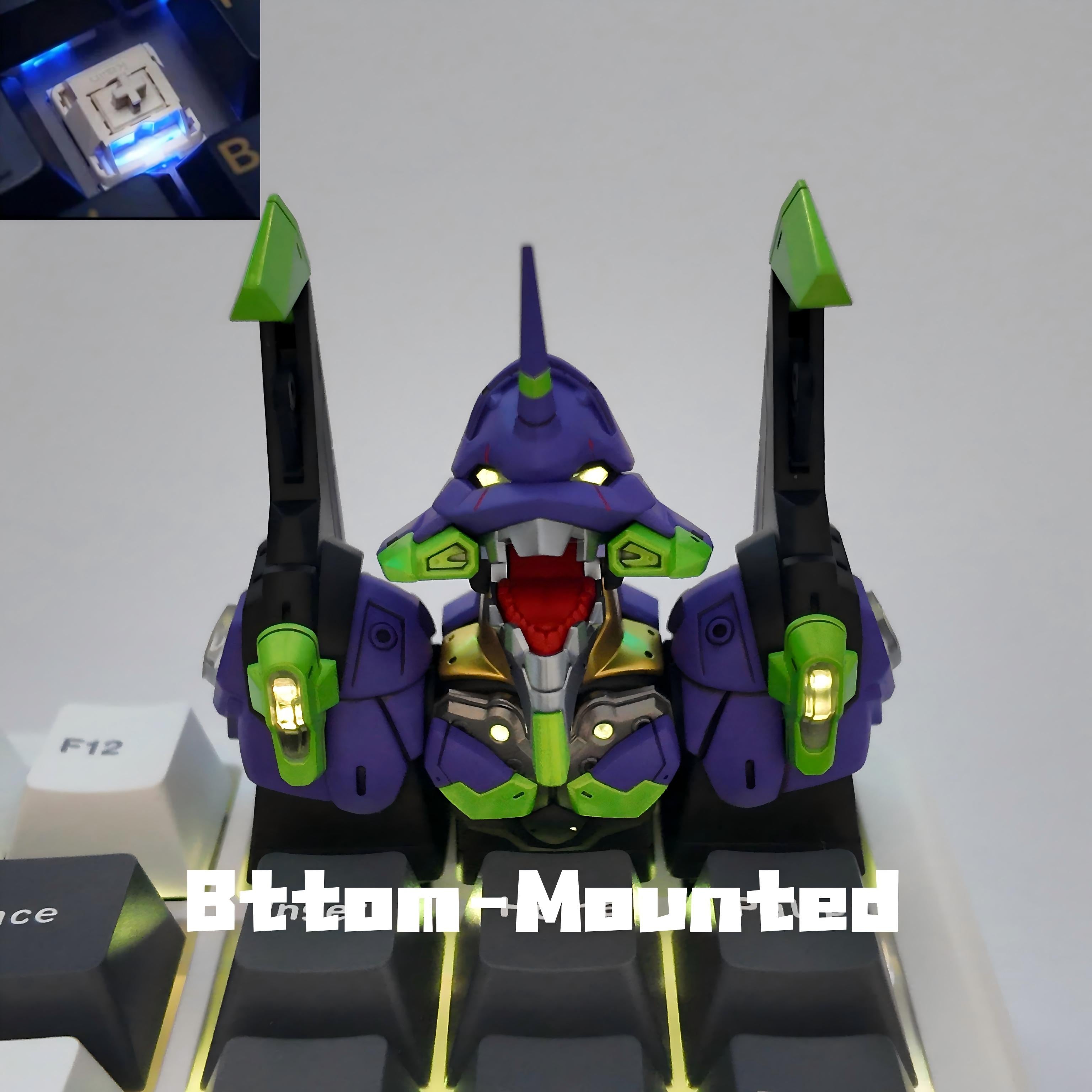 EVA Unit-01 Resin Keycap | Collectible Artisan Keycap