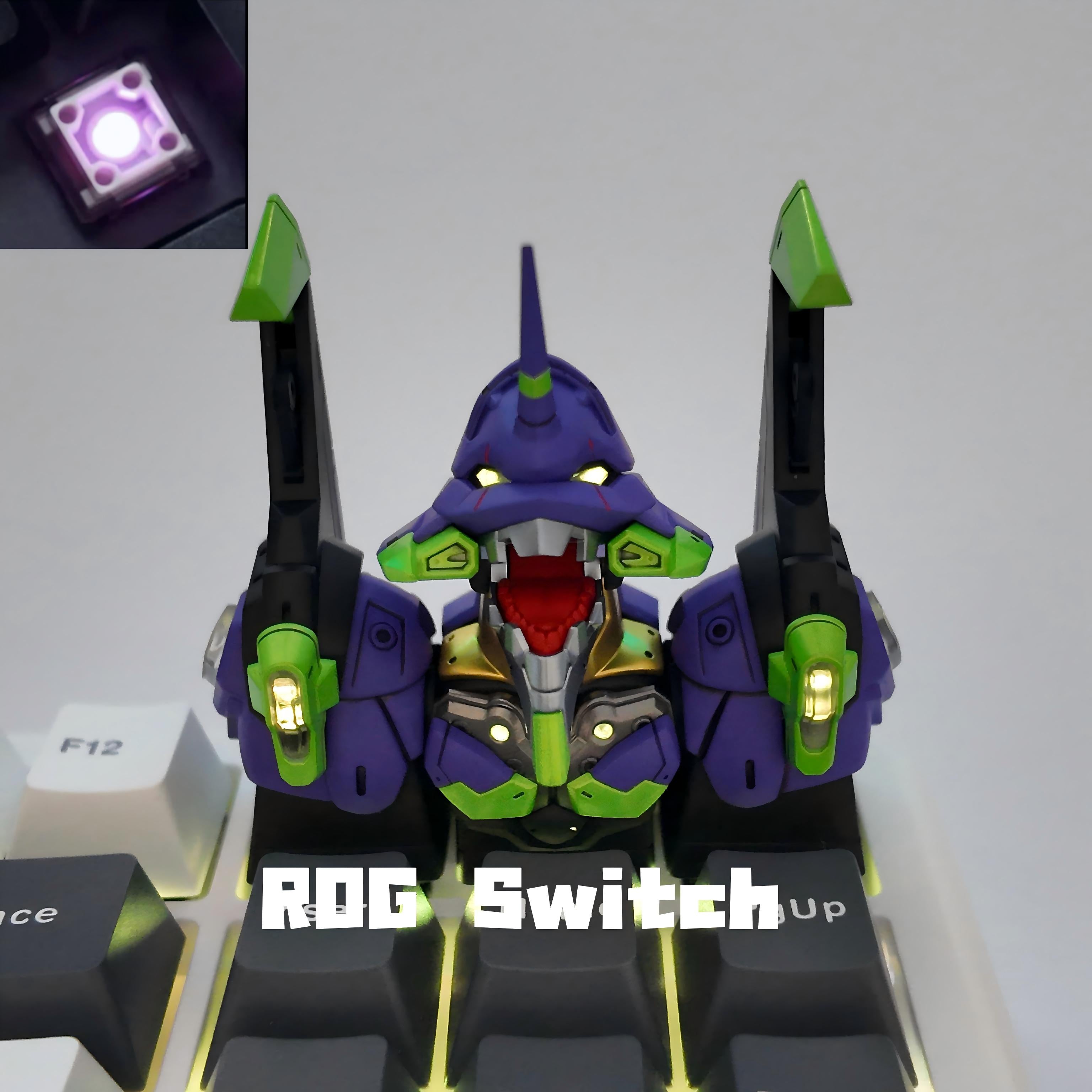 EVA Unit-01 Resin Keycap | Collectible Artisan Keycap