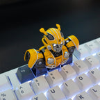 Transformers Bumblebee artisan keycap handmade resin