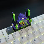 EVA Unit-01 artisan keycap handmade resin