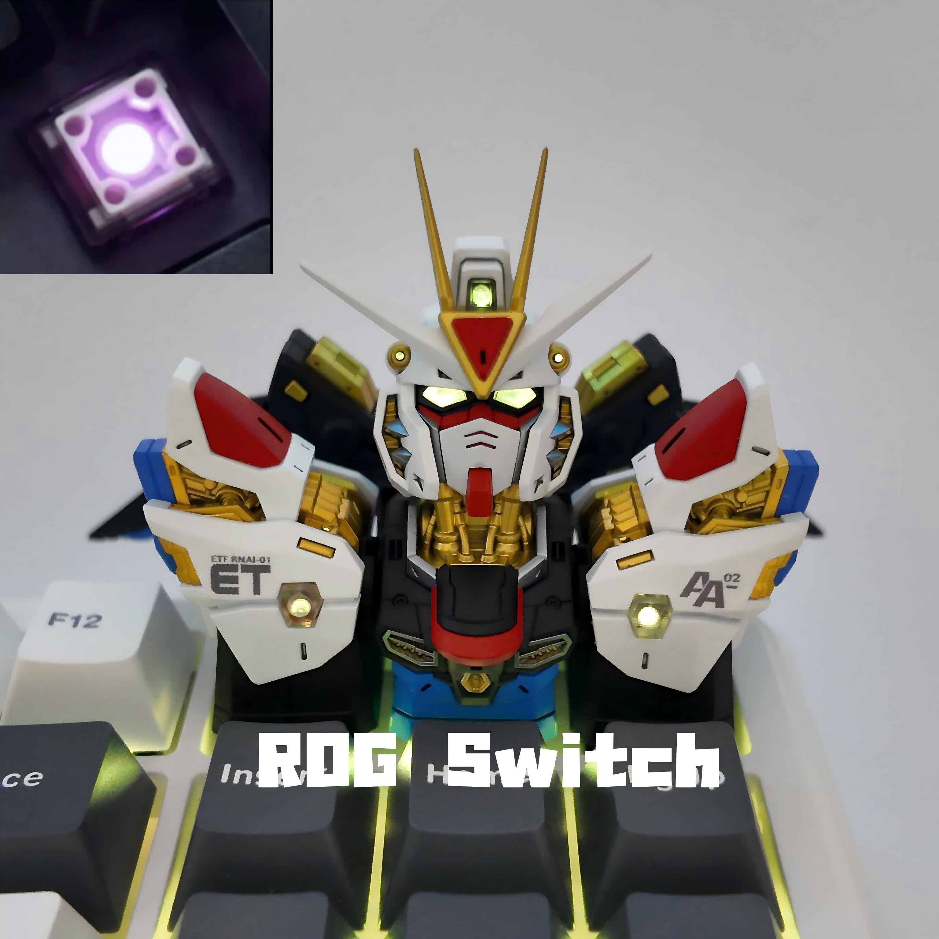 ZGMF-X20A Strike Freedom Gundam Resin Keycap | Collectible Artisan Keycap