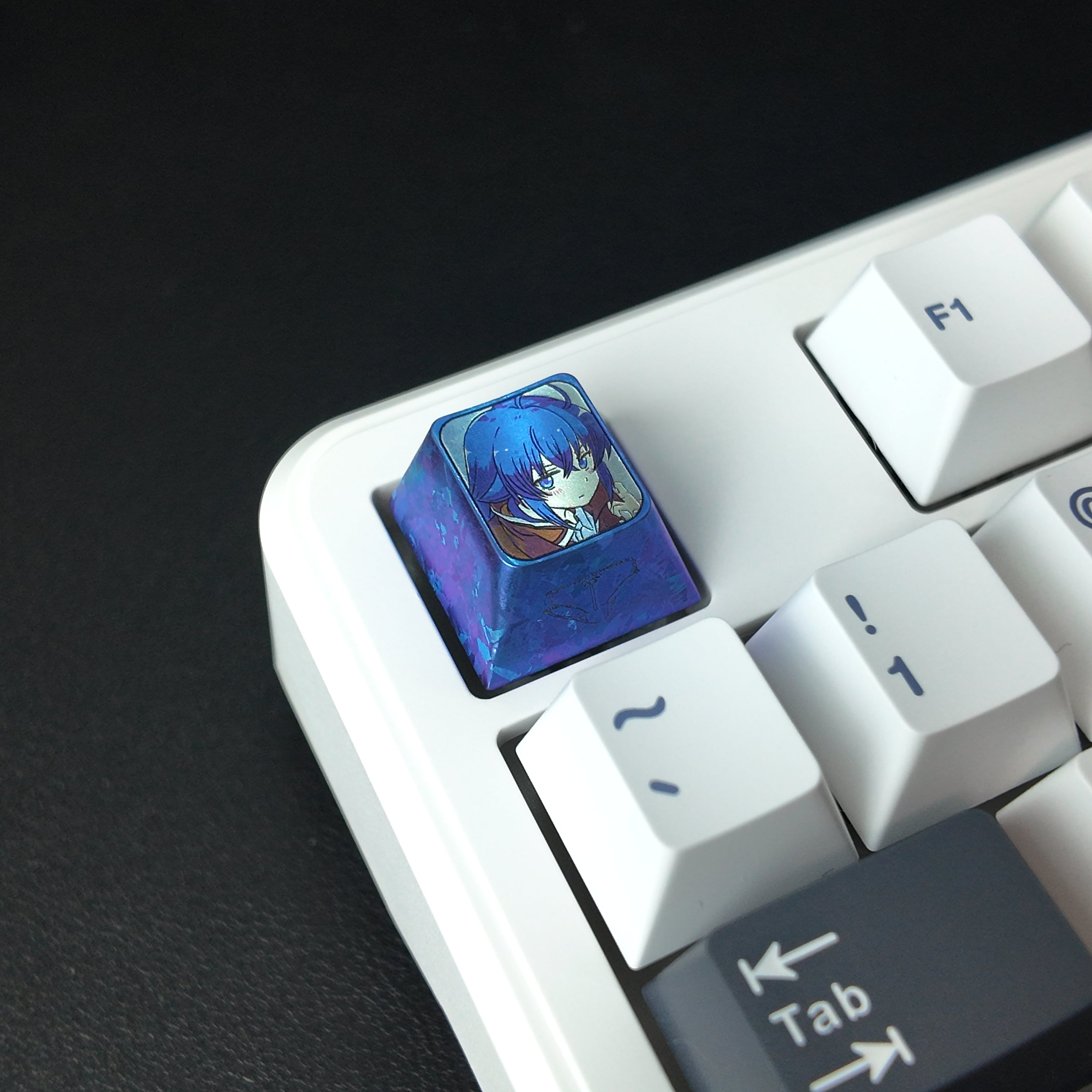 ROXY MIGURDIA Titanium Keycap |  Collectible Artisan Keycap