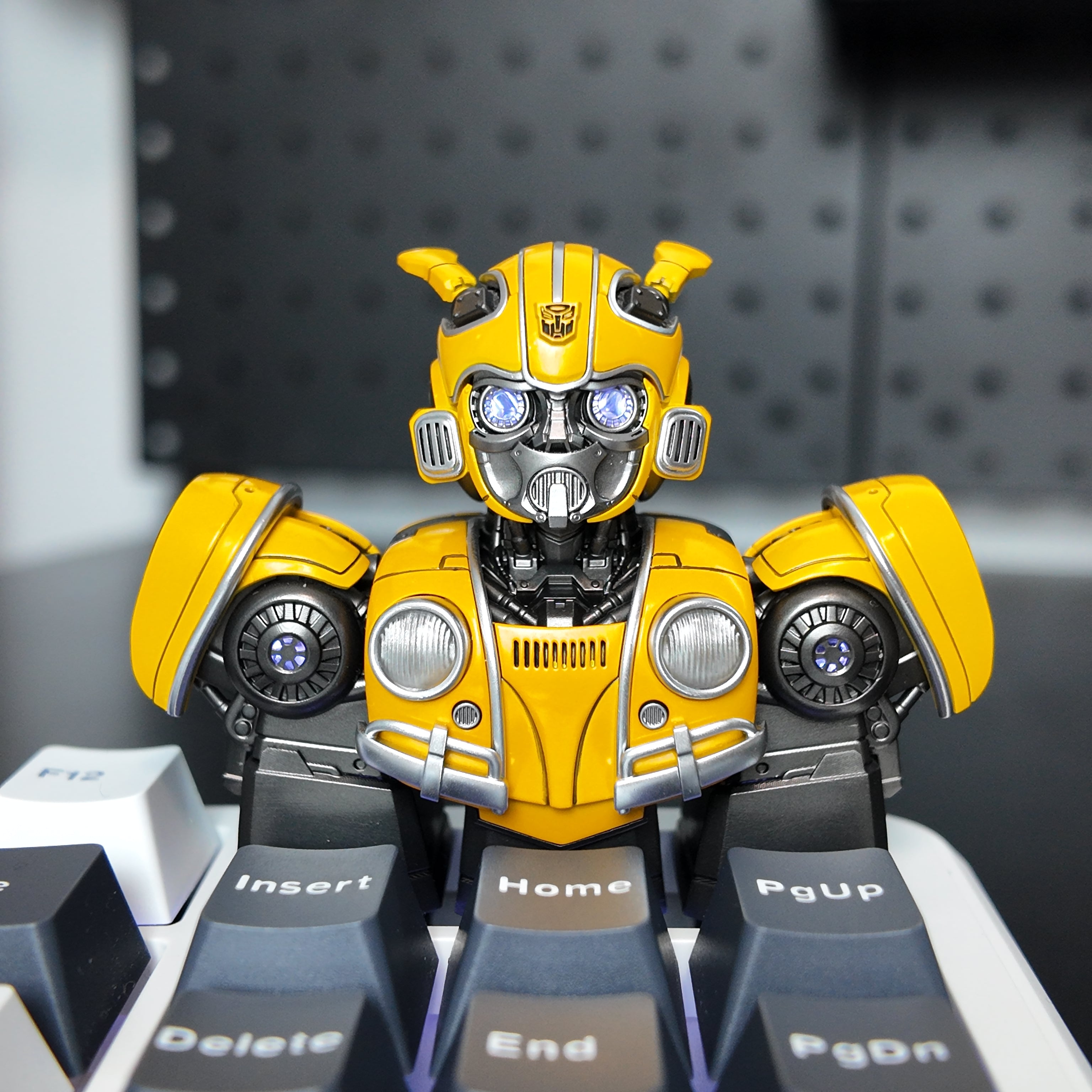 Transformers Bumblebee artisan keycap handmade resin