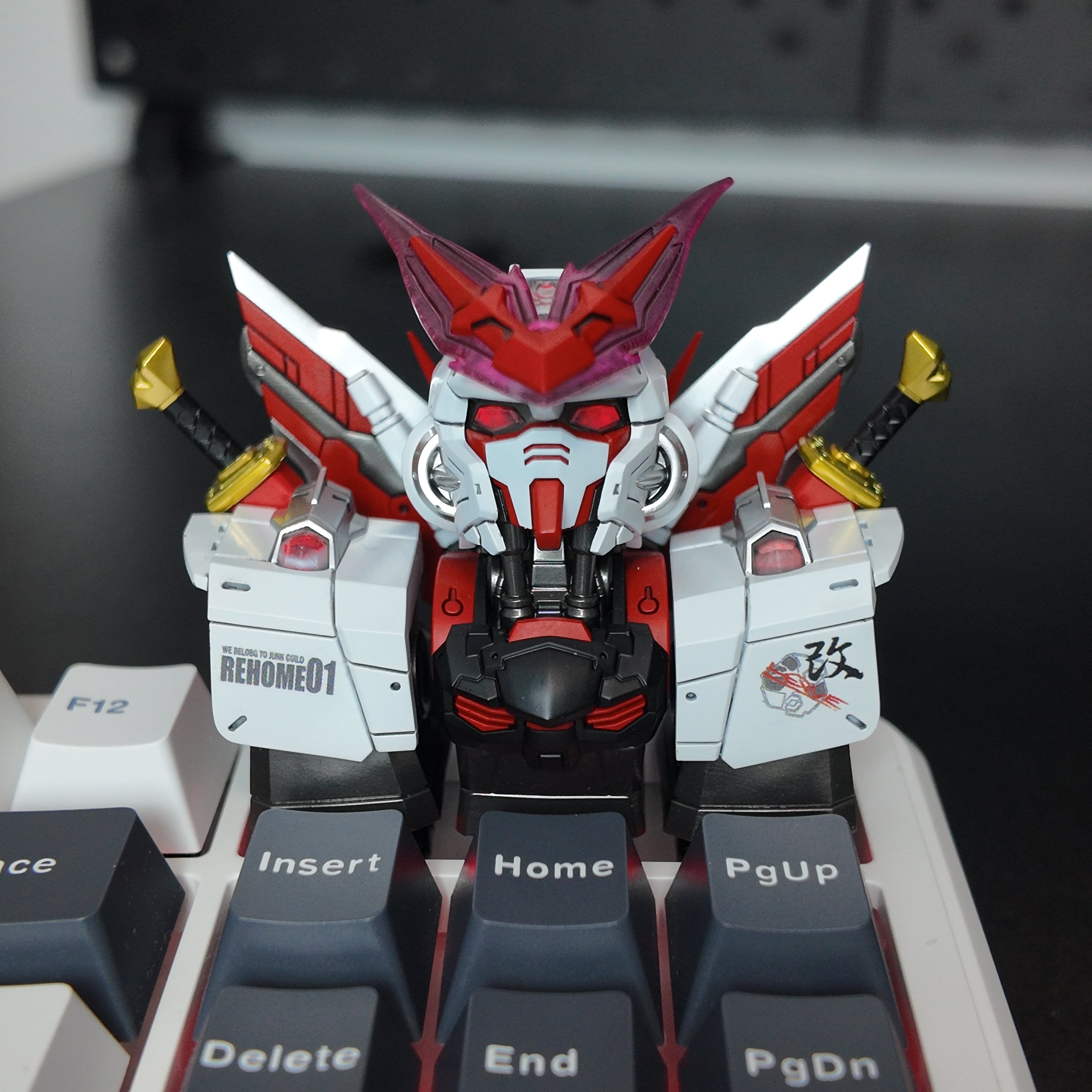 Gundam artisan keycap handmade resin