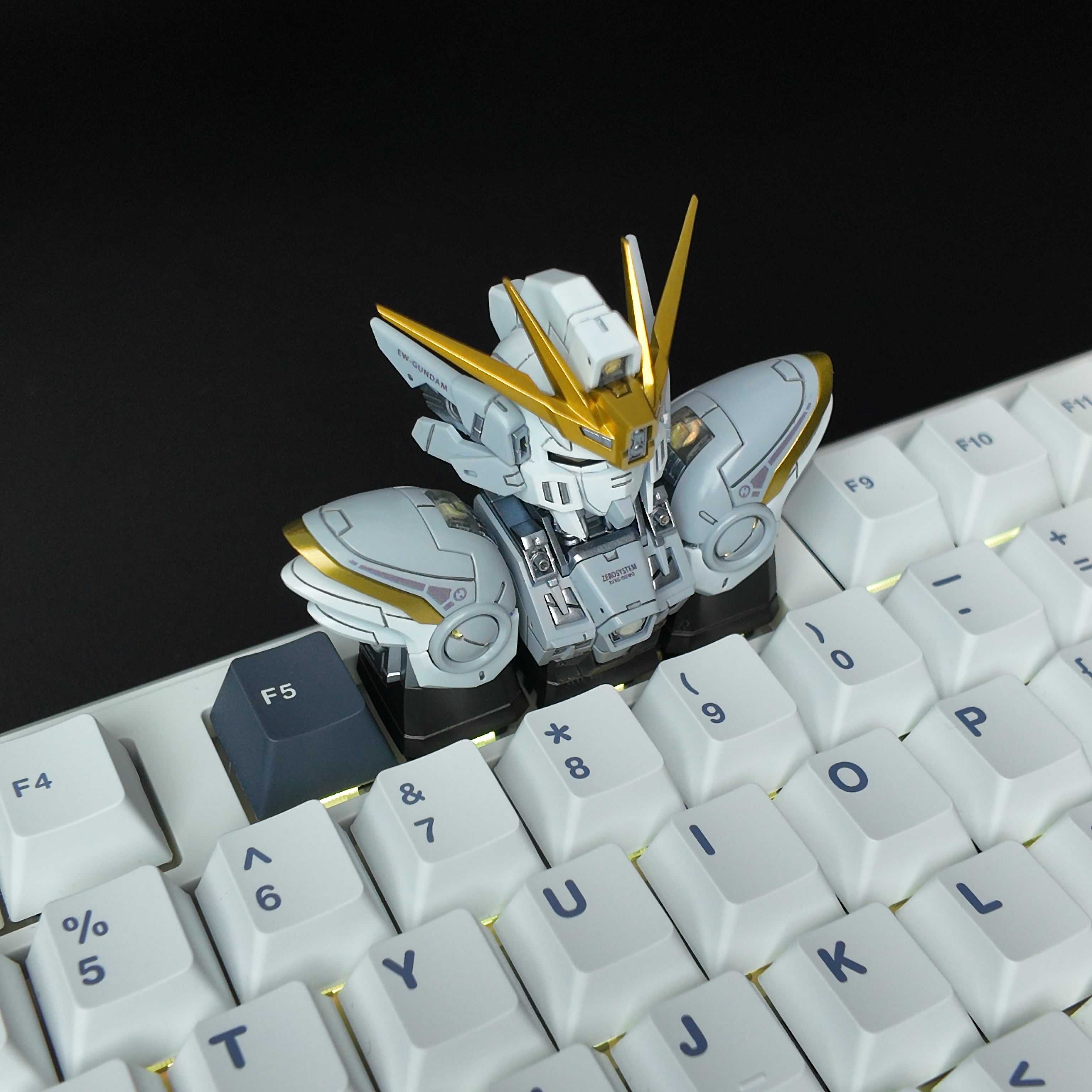 Gundam artisan keycap handmade resin