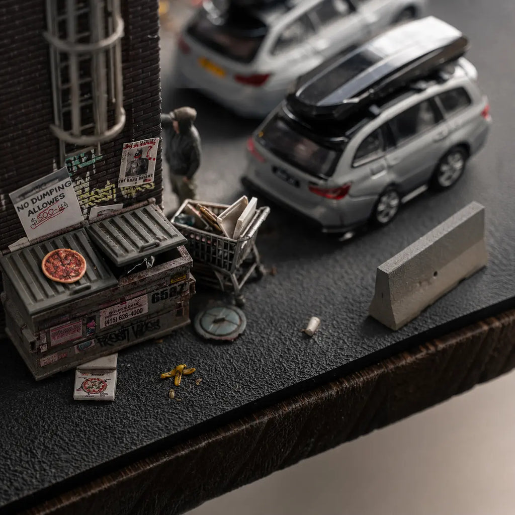 Handmade Dark Alley Diorama