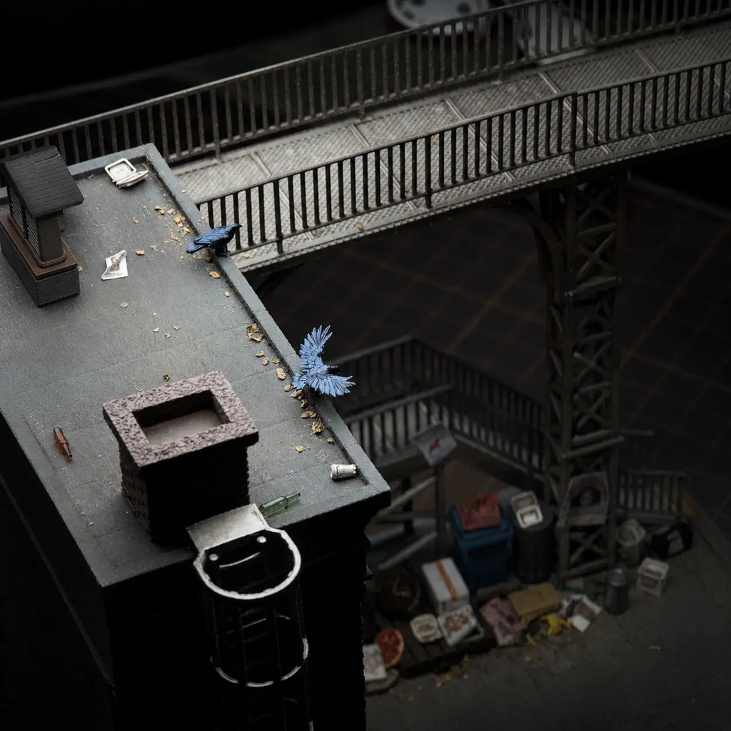 Handmade Dark Alley Diorama
