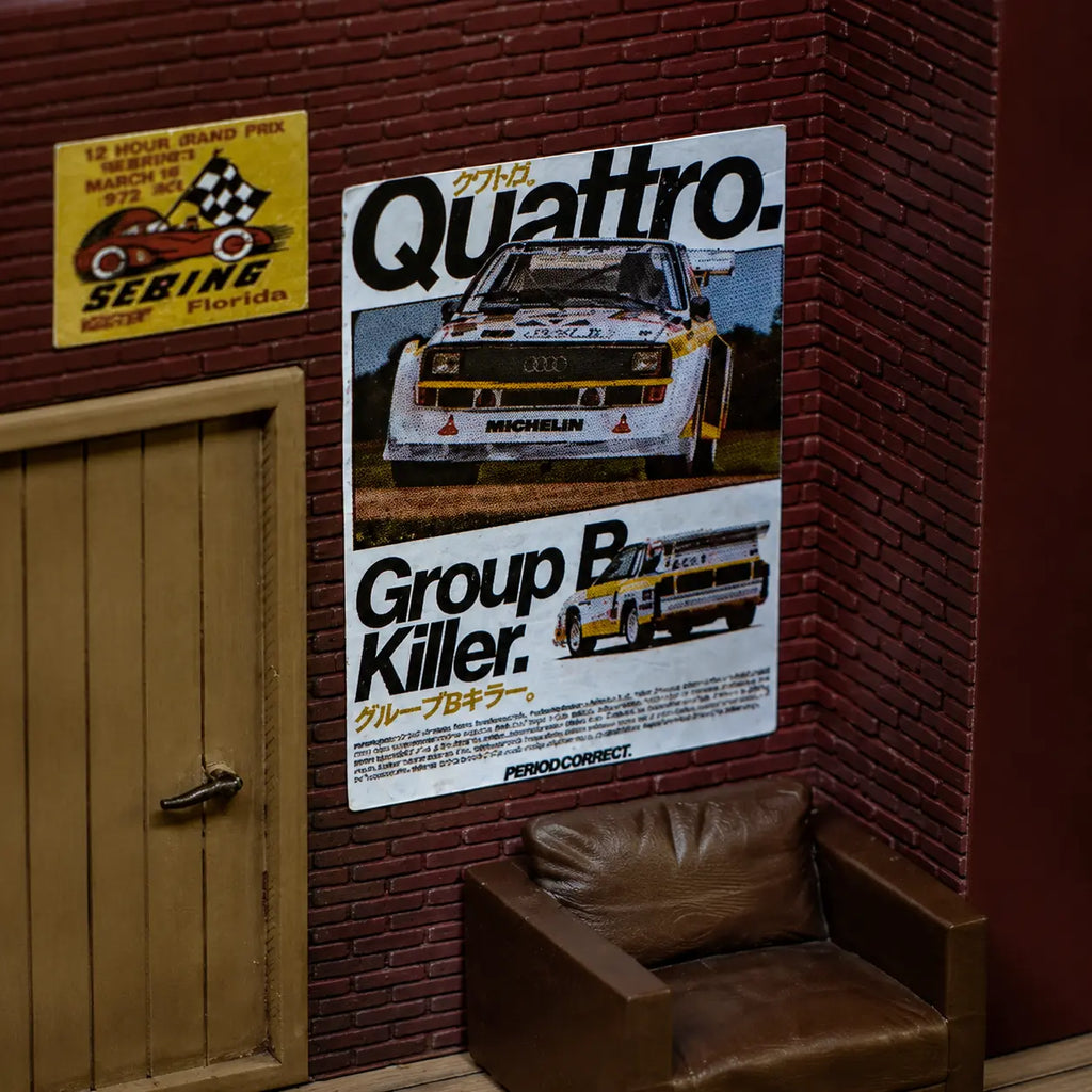 Handmade Repair Garage Diorama