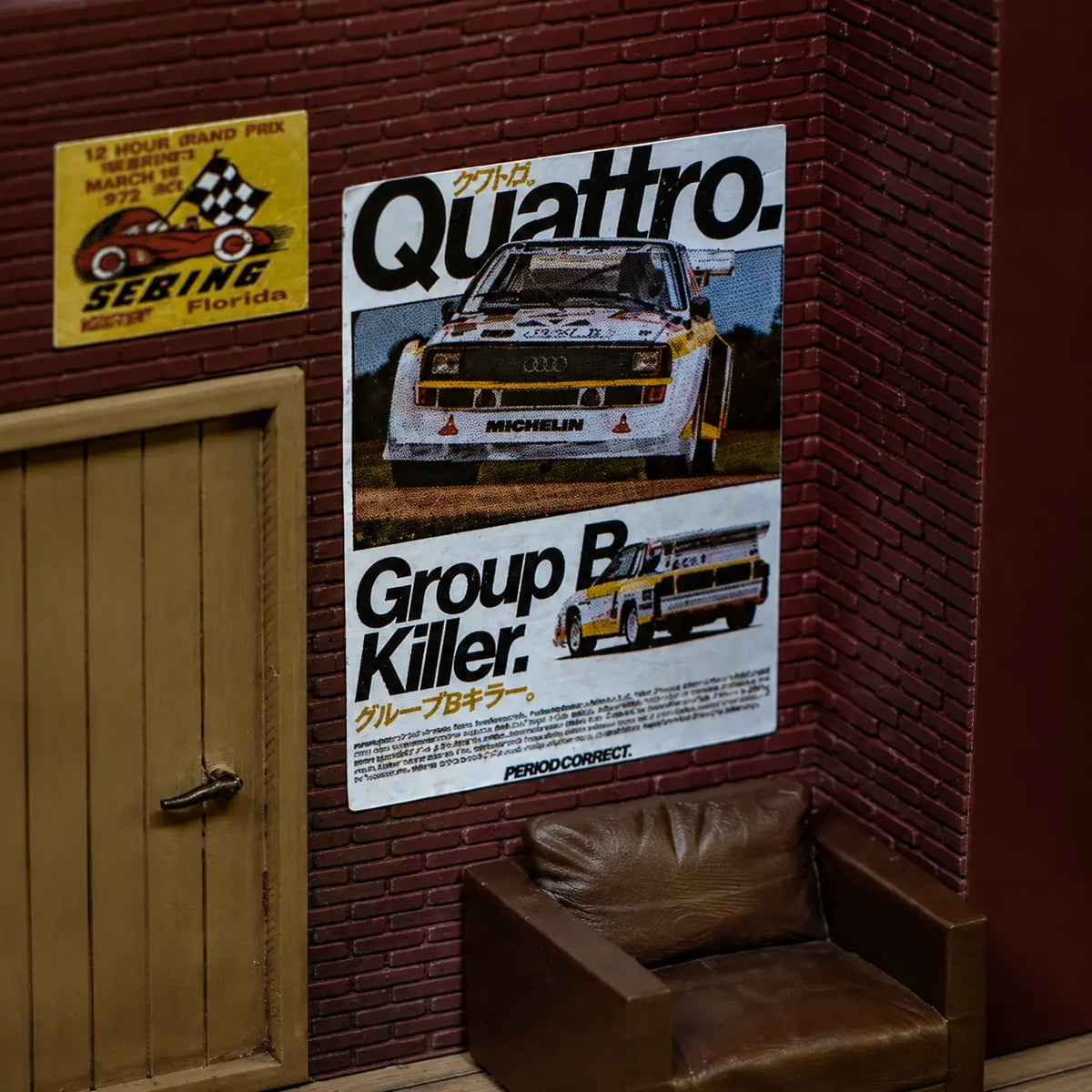 Handmade Repair Garage Diorama