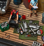 Handmade Repair Garage Diorama