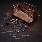Handmade Repair Garage Diorama