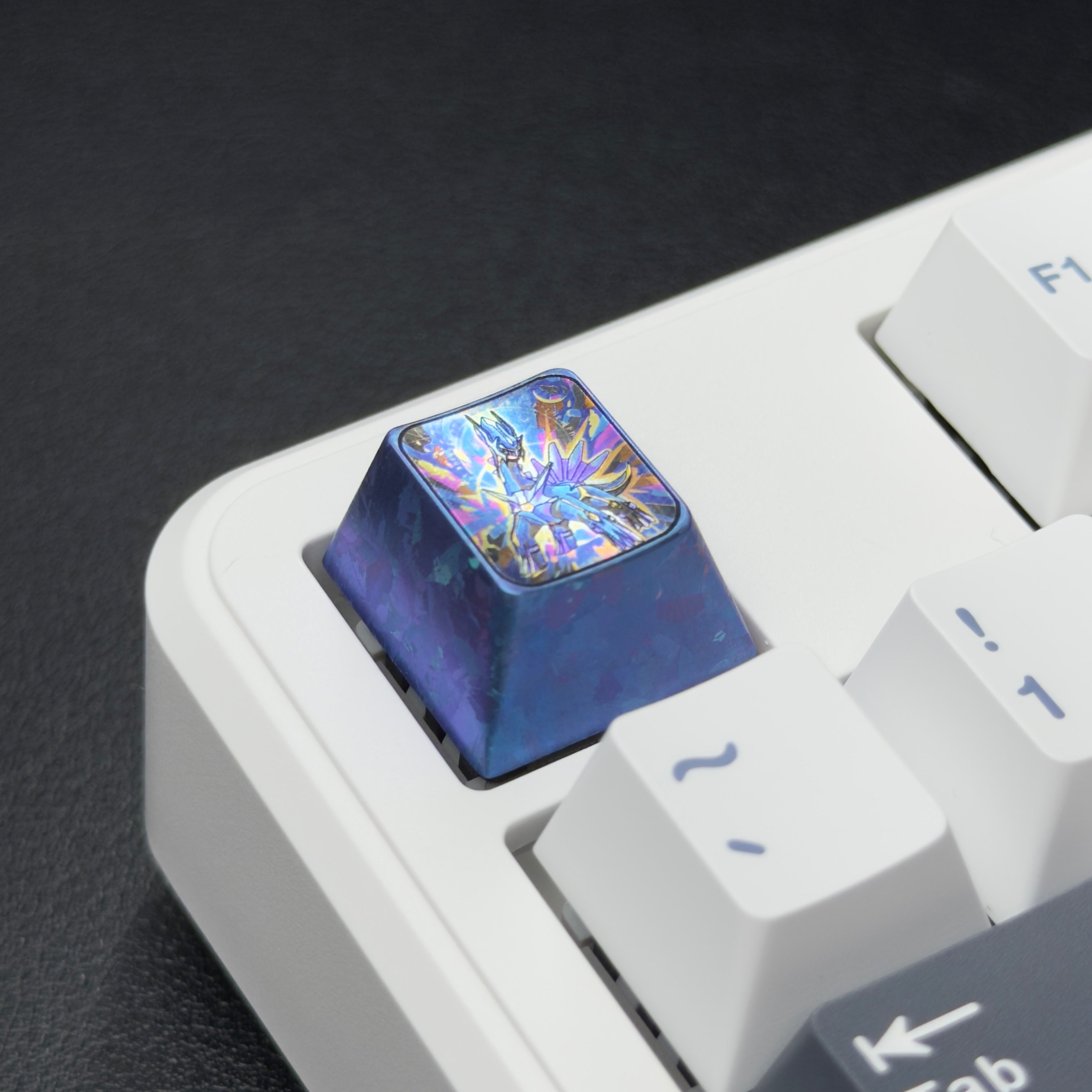 Dialga Titanium Artisan Keycap – Metal Collectible