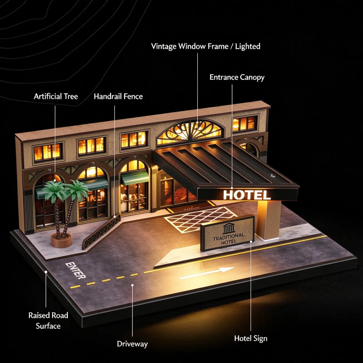 Luxury Hotel Display Diorama