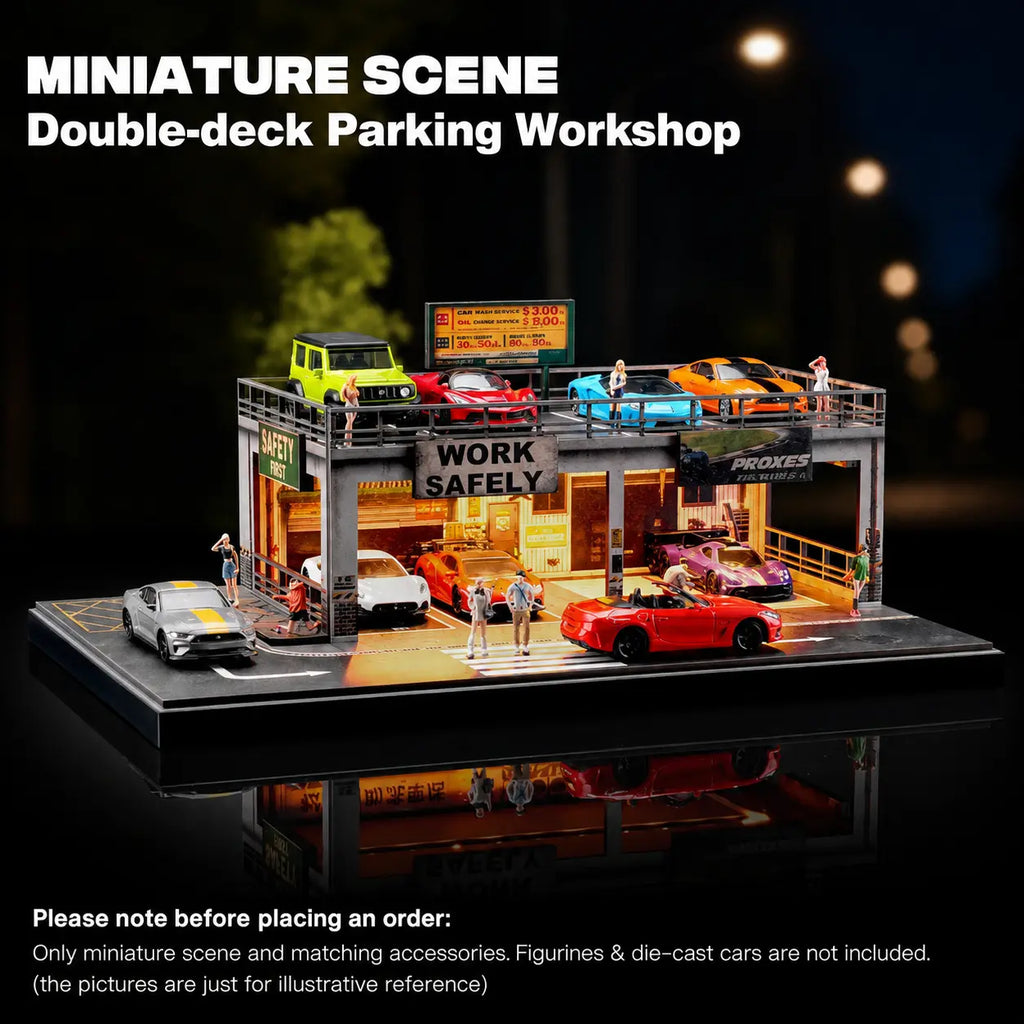 Double-Deck Garage Diorama