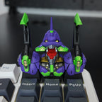 EVA Unit-01 artisan keycap handmade resin