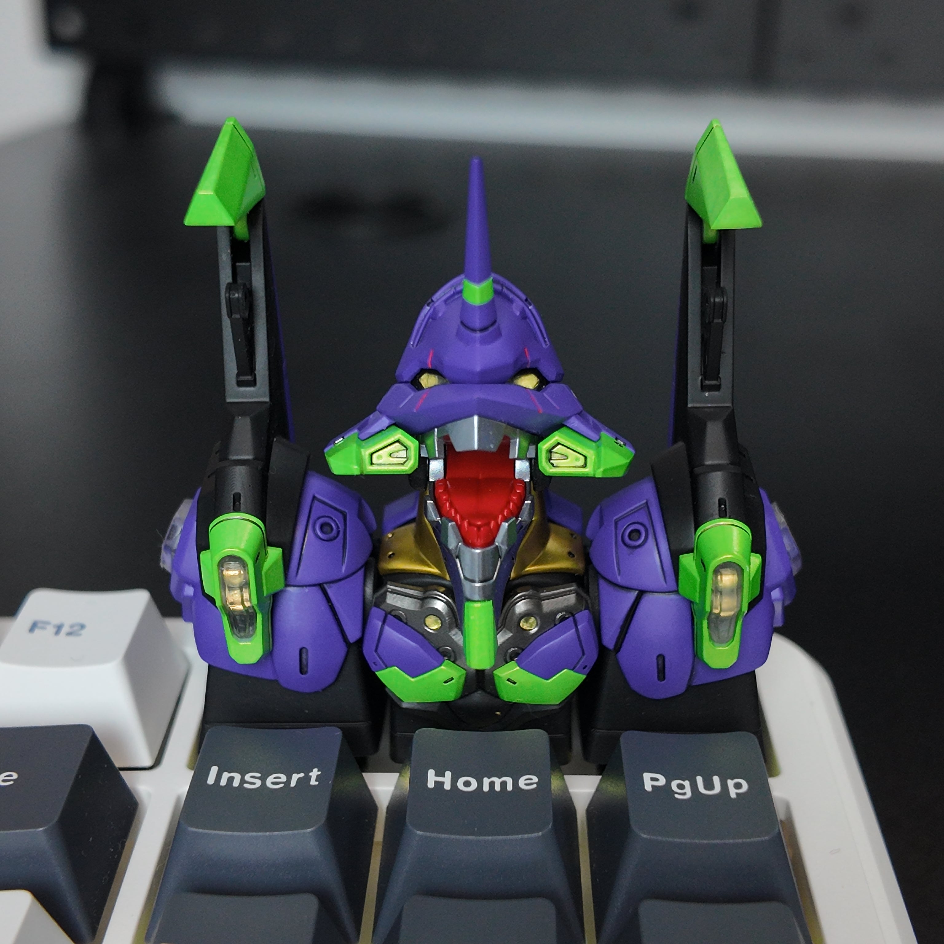 EVA Unit-01 artisan keycap handmade resin