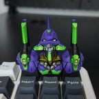 EVA Unit-01 artisan keycap handmade resin