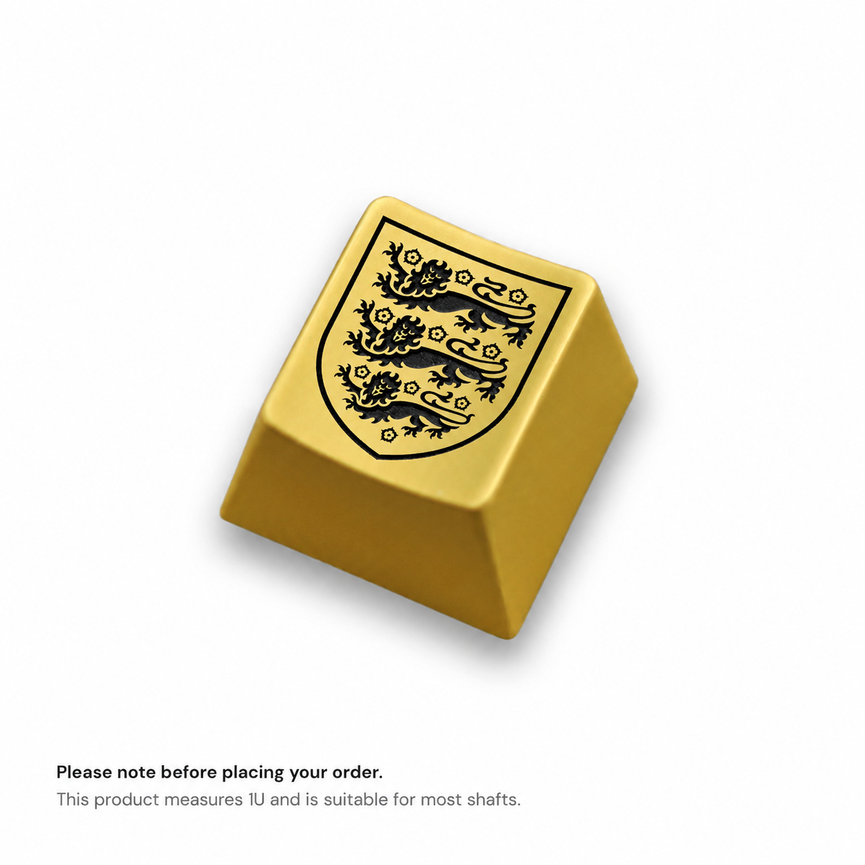 England Crest Metal Artisan Keycap |  Collectible Artisan Keycap