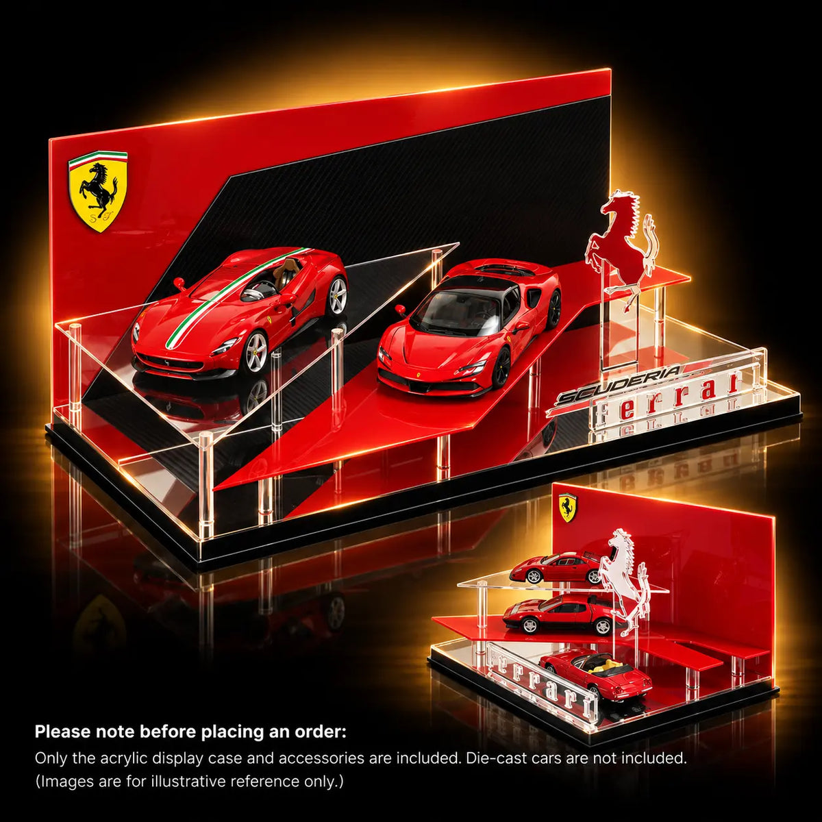Ferrari-Inspired Tiered Showroom Display