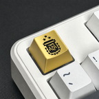 Argentina Crest Metal Artisan Keycap |  Collectible Artisan Keycap
