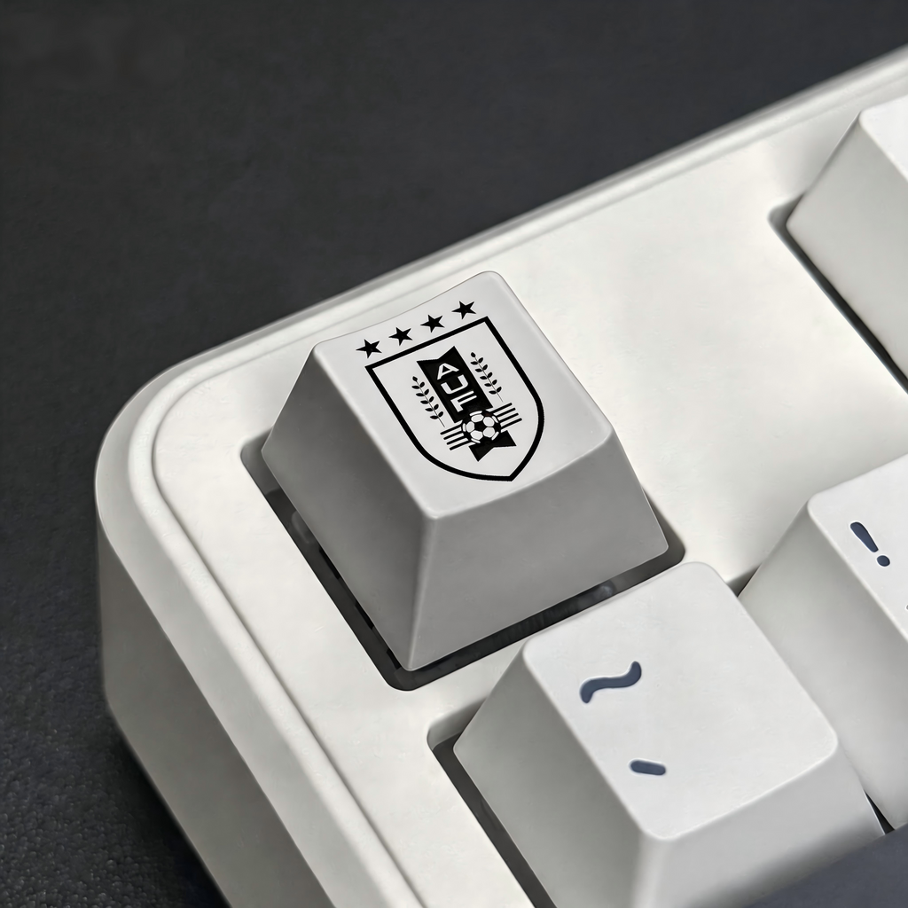 Uruguay Crest Metal Artisan Keycap |  Collectible Artisan Keycap